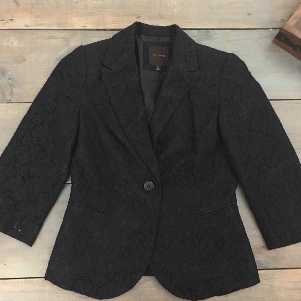 Black Lace Blazer